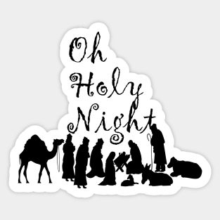 Oh Holy Night Sticker